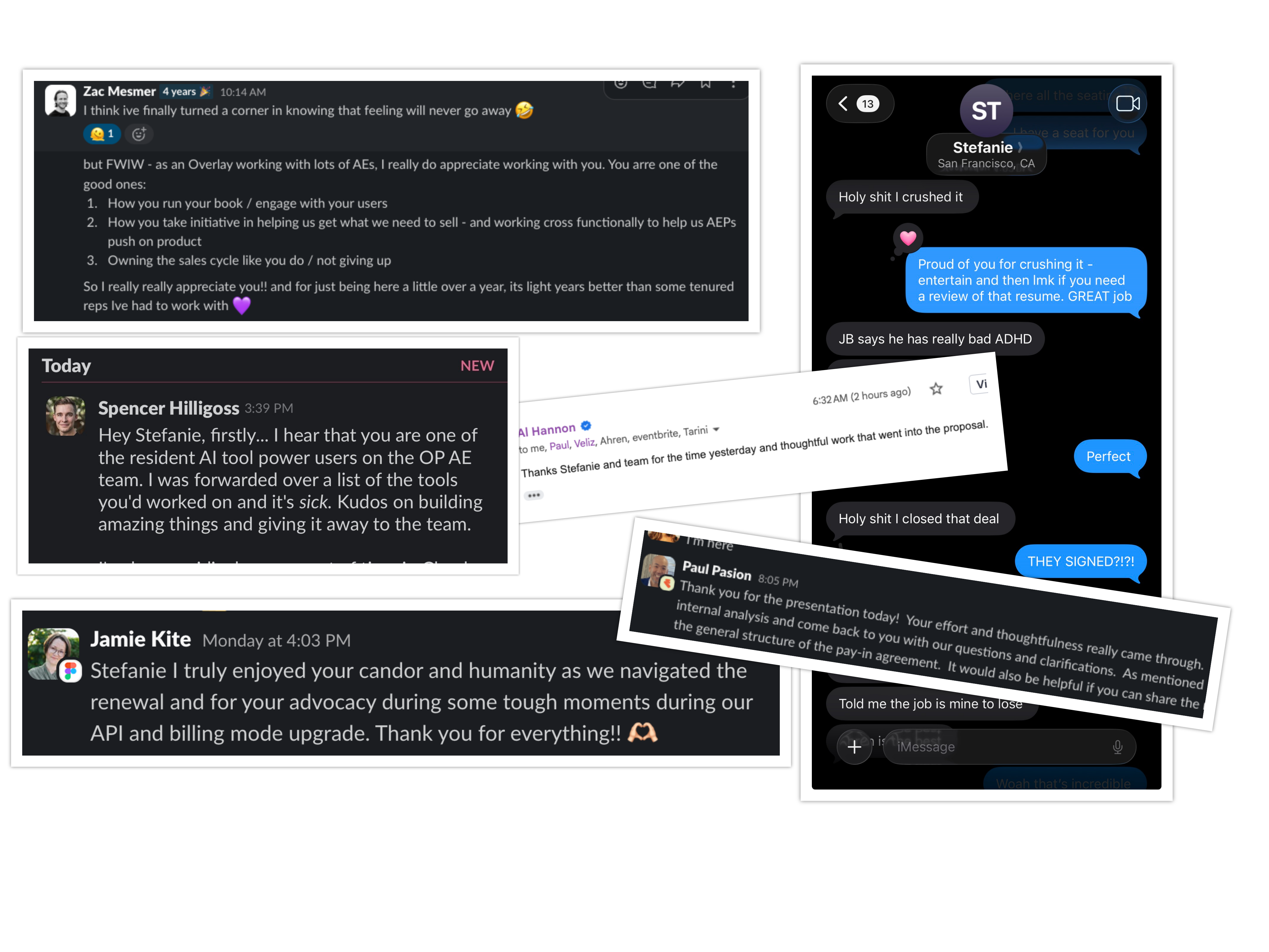the receipts